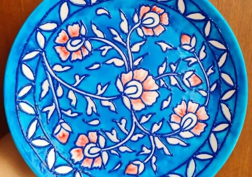 Faux Blue Pottery
